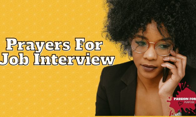 Prayer For A Job Interview